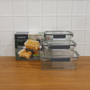 Plastic Airtight Food Storage Container Set(3 Pc 750 Ml 1500 Ml 2800 Ml) thumbnail 6