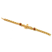 Mahakal Trishul Design  Rudraksh Beads Bracelet Rakhi thumbnail 1