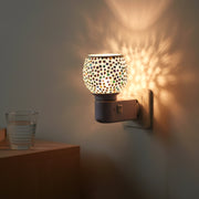 Decorative Star Pattern Mosaic Glass Plug-in Night Lamp (1 Pc) thumbnail 2