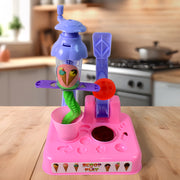 Scoop And Play Set Color Dough For Kids Play Toys Ice Cream Maker Machine (36 Pcs Set) thumbnail 1
