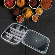 Plastic 5- Compartment Excellent Container Reusable Lunch Box (1 Pc) thumbnail 4