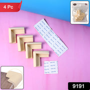 4 Pc Soft Foam Table Corner Protectors Set With Safety Tape thumbnail 7
