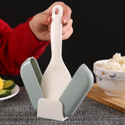 Automatic Open  Close Kitchen Rice Spoon Holder With Dust Cover thumbnail 3