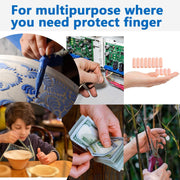 Finger Caps Silicone Finger Protectors Sleeves (Finger Cots  5 Pcs Set) thumbnail 3