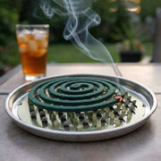 Round Metal Mosquito Coil Stand (1 Pc) thumbnail 2