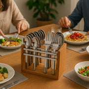 Apex Premium Stainless Steel Cutlery Set (24 Pc) thumbnail 6
