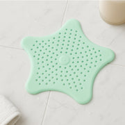 Mint Green Silicone Star Shaped Sink Filter Bathroom Hair Catcher Drain Strainers For Basin thumbnail 6