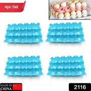 2116 15 Cavity Plastic Egg Tray Egg Trays For Storage With 15 Eggs Holder (4 Pc Set) thumbnail 7