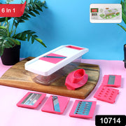 6-in-1 Vegetable Slicer Grater  Chopper - (Set) thumbnail 6