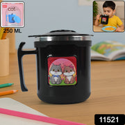 1 Pc Apex Cat Mug  250 Ml Stainless Steel Insulated Inner With Cute Cat Print thumbnail 6