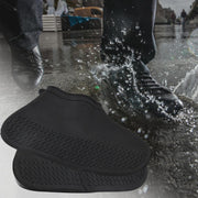 17981 Non-slip Silicone Rain Reusable Anti Skid Waterproof Fordable Boot Shoe Cover (Small Size 1 Pair) thumbnail 2