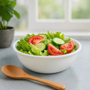 Plastic 6 Inch White Round Deep Serving Bowl (1 Pc) thumbnail 5