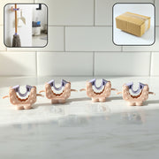 Wall Mounted Broom  Mop Holder Clips (4 Pc Set) thumbnail 1