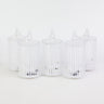 Premium Crystal Effect Led Flameless Candle Lights (5 Pc)