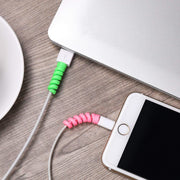 6029 Spiral Charger Spring Cable Protector Data Cable Saver thumbnail 1