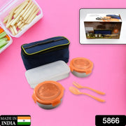 Airtight  Leak Proof Stainless Steel Container Multi Compartment Lunch Box Carry To All Type Lunch In Lunch Box  Premium Quality Lunch Box Ideal For Office  School Kids  Travelling Ideal (3 Different Lunch Box) thumbnail 7