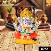 Lord Ganesha Idol  Ganpati Statue  Ganpatii Bappa Showpiece For Gifts (1 Pc) thumbnail 5