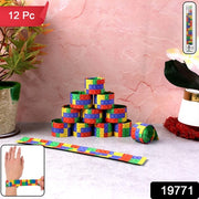 Colorful Snap Slap Bracelet Toy (12 Pc Set ) thumbnail 6