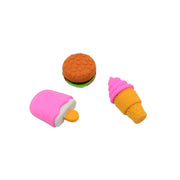 Mix Design Fancy  Stylish Colorful Erasers (1 Set  3 Pc Set) thumbnail 5