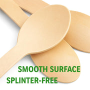 160mm Wooden Spoon  30 Pcs Pack thumbnail 1