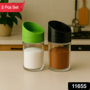 Apex Slant-lid Kitchen Storage Jar Set (2 Pc) thumbnail 7