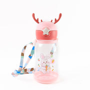 Cute Cartoon Water Bottle Approx 450ml (1 Pc) thumbnail 1