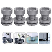 17851 Plastic Washing Machine Vibration Feet Pad Adjustable Highly Non-slip Support Anti Vibration Pads Walk Pads Shock Absorber Noise Cancelling Furniture Lifting Base (4 Pcs Set) thumbnail 1