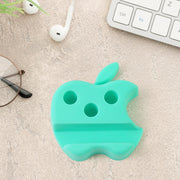Multi-functional Apple-shaped Plastic Mobile Stand With Pen Holder (3 Pc  Mix Color) thumbnail 3