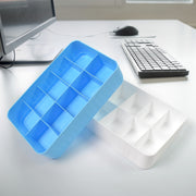 Multi-function Desktop Drawer Storage Box 10 Grid Underwear Socks Box (2 Pc Set) thumbnail 2