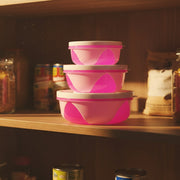 Apple Set Of 3 Plastic Storage Containers (1 Pc) thumbnail 1