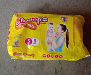 0968 Small  Champs Dry Pants Style Diaper- Small Best For Travel  Absorption Champs Baby Diapers Champs Soft And Dry Baby Diaper Pants (S5 Pcs ) thumbnail 6