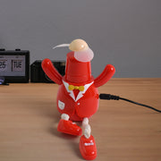 Usb Cartoon Character Mini Table Fan For Kids (1 Pc) thumbnail 2