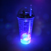 6883b  Led Glow Light Design Printed Insulated Double Wall Plastic Tumbler Cups With Straws 13oz Theming Astronaut In Space Travel Tumbler Freezer Mug Drinking Cups For Boys And Girls Schooltuitiongym Picnic (Pack Of 1) thumbnail 1
