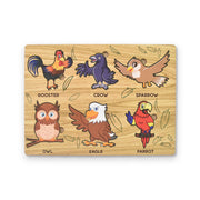 Wooden Bird Puzzle Learning Educational Board (1 Set  2820 Cm) thumbnail 4
