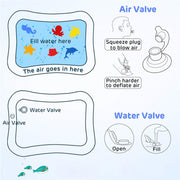 8090 Baby Water Mat Inflatable Baby Play Mat Activity Center For Infant Baby Toys 3 To 15 Months Baby Gifts For Boys Girls(Assorted Design) thumbnail 3