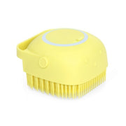 1348 Silicone Massage Bath Body Brush Soft Bristle With Shampoo Dispenser thumbnail 7