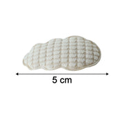 Premium Padded Cloud Shape Hair Clips Set (4 Pc) thumbnail 4
