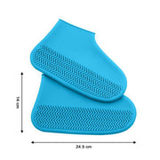 4867 Non-slip Silicone Rain Reusable Anti Skid Waterproof Fordable Boot Shoe Cover thumbnail 3