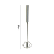 Stainless Steel Hand Push Rotary Whisk (1 Pc 29 Cm) thumbnail 4