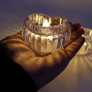 Set Of 3 Heart-shaped Led Flameless Decorative Candles thumbnail 3