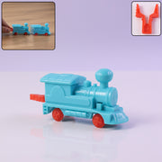 1pc Pull Along Back Train Friction Power Toy Vehicle Push And Go Crawling Toys Baby thumbnail 5