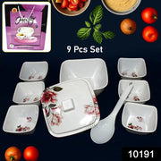 Hector High Quality Dinning Dinner  Pudding Set (9 Pcs Set) thumbnail 5
