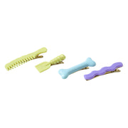 Decorative Alligator Hair Clips Set For Girls  Women  Cute Styling Pins (4 Pc) thumbnail 3