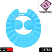 0378b Adjustable Safe Soft Bathing Baby Shower Hair Wash Cap For Children Baby Bath Cap Shower Protection For Eyes And Ear thumbnail 7