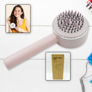 6034 Air Cushion Massage Brush Airbag Massage Comb With Long Handle Self-cleaning Hair Brush Detangling Anti-static For All Hair thumbnail 4