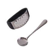 Heavy-duty Garlic Press Tool With Spoon Set (2 Pc Set) thumbnail 3