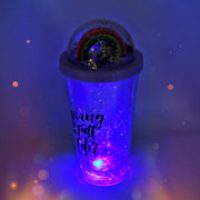 6883 Sipper Bottle With Straw Led Glow Light  For Kidstumbler With Strawvacuum Flasksipper Plastic Tumblersipper Bottle With Straw (Pack Of 1) thumbnail 4