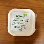 Disposable Square Food Serving Tray Set (10 Pc) thumbnail 6