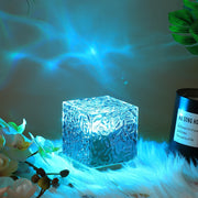 Dynamic Rotating Water Ripple Night Lamp With Remote thumbnail 2