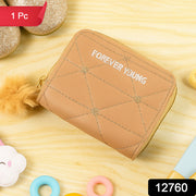 Stylish Kids Wallet With Soft Fur Zip Puller (1 Pc) thumbnail 6